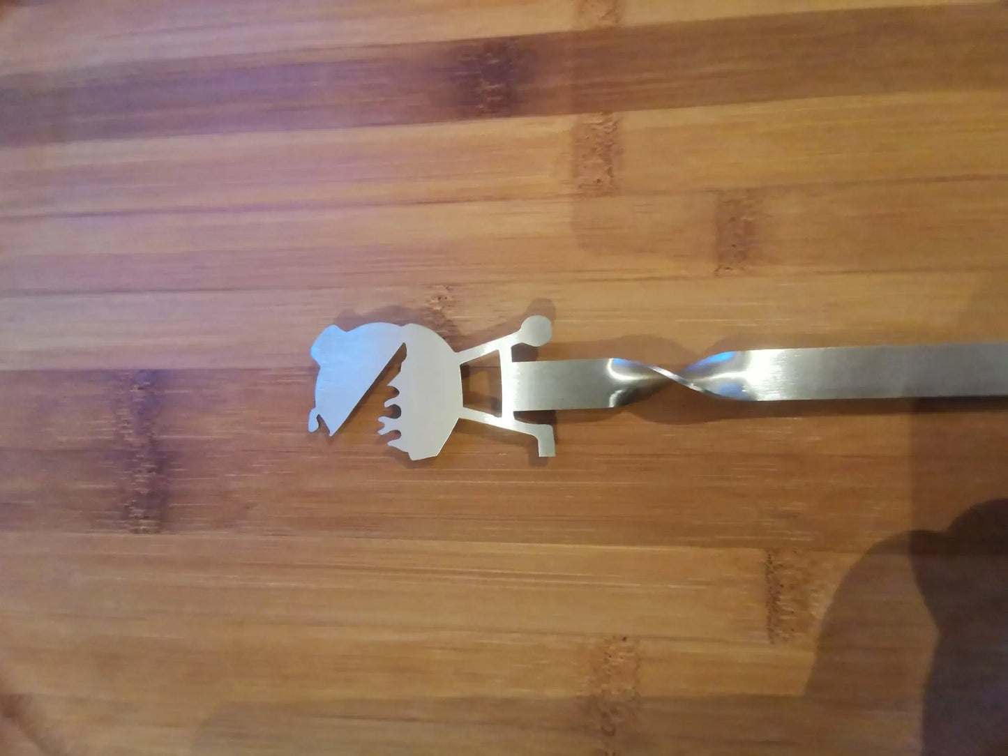 Grillspieß Drehspieß mit Motiv - Stahlbühne