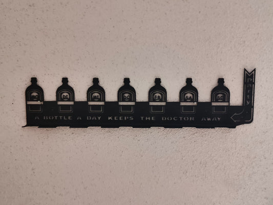 Jägermeister Flaschenregal & Getränkeplaner Halter Ständer – Party-Deko & Männergeschenk