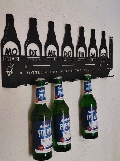 Bier Flaschenregal & Getränkeplaner Halter Ständer – Party-Deko & Männergeschenk