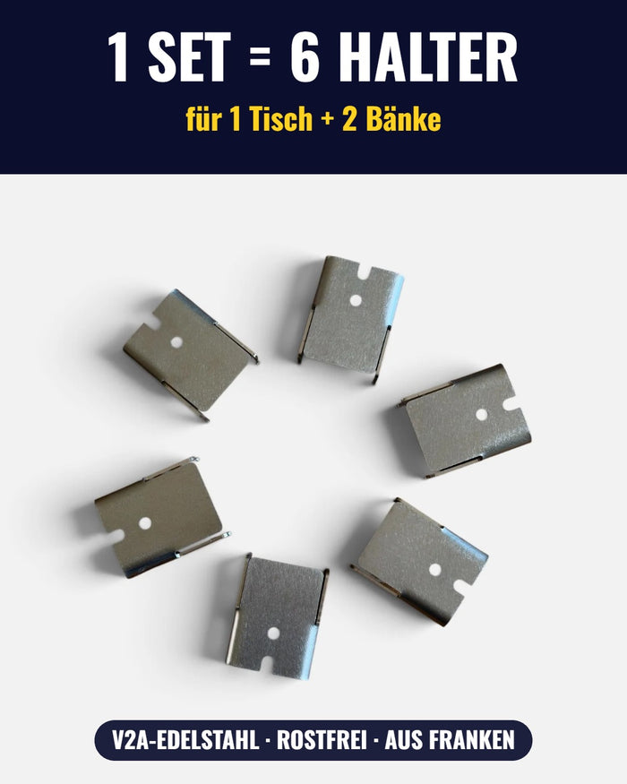 3 Sets Stahlbühne Platzsparer Basic – 18 Halter