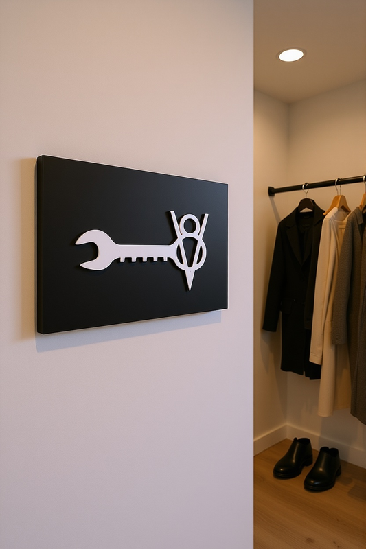 Schlüsselbrett im Vintage-Design