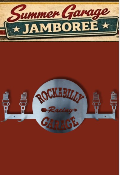 Rockabilly Garage Wandleiste Hakenleiste