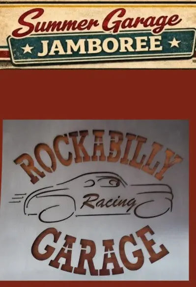 Rockabilly Garage Parking Only Edelstahl Schild