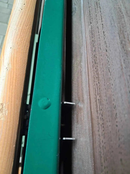 Festzeltgarnitur Wandhalter – Halterung für Bierzeltgarnitur, platzsparende Aufbewahrung für Garage & Garten