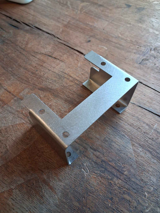 Stahlbühne Platzsparer -  Edelstahl Wandhalterung  für Bierzeltgarnitur - senkrechte Anbringung! (Set)