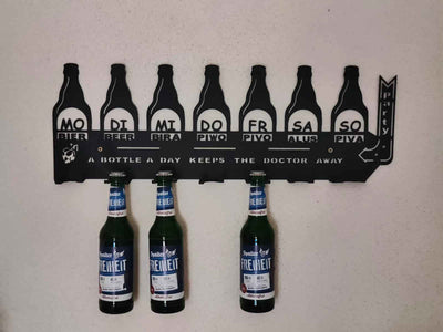 Bier Flaschenregal aus Stahl - Getränkeplaner - Stahlbühne