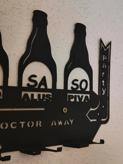 Bier Flaschenregal aus Stahl - Getränkeplaner - Stahlbühne