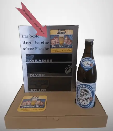 Bierkapsel Kronkorken Box Aufbewahrung - Stahlbühne