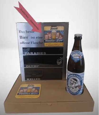 Bierkapsel Kronkorken Box Aufbewahrung - Stahlbühne