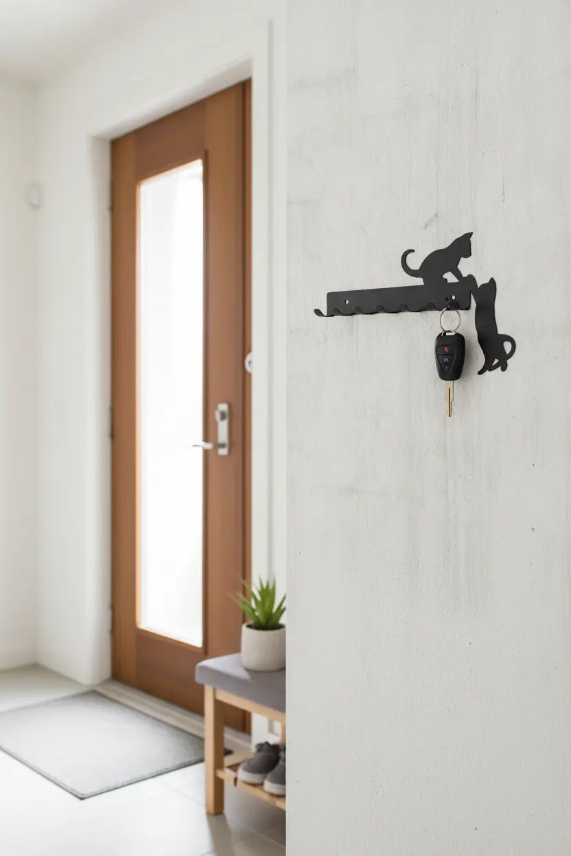 Schlüsselbrett mit gelasertem Motiv mit gelasertem Motiv