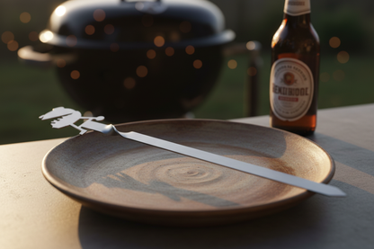 Lifestyle BBQ Skewer mit Tier-Logo