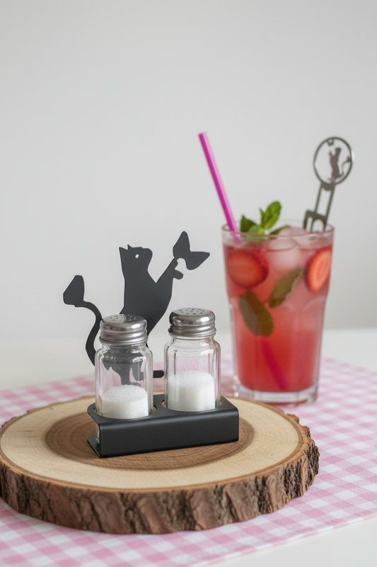 Lifestyle – Katzen-Ständer mit Katzen-Strohhalterhalter