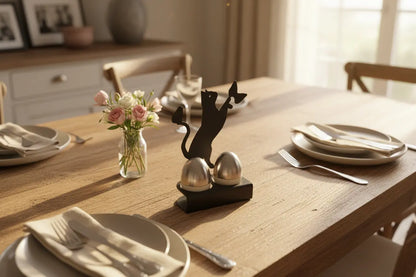 Lifestyle - Vogelperspektive auf gedecktem Tisch