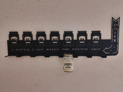 O'Donnell Getränkeplaner - Flaschenregal aus Stahl - Stahlbühne