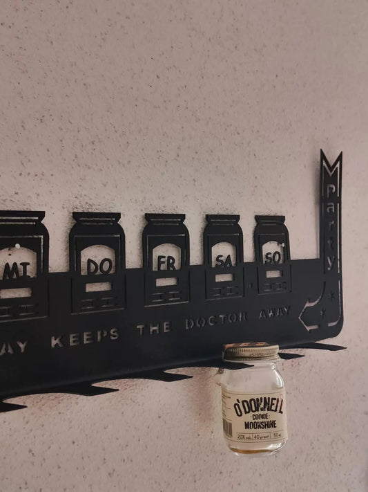 O'Donnell Getränkeplaner - Flaschenregal aus Stahl - Stahlbühne