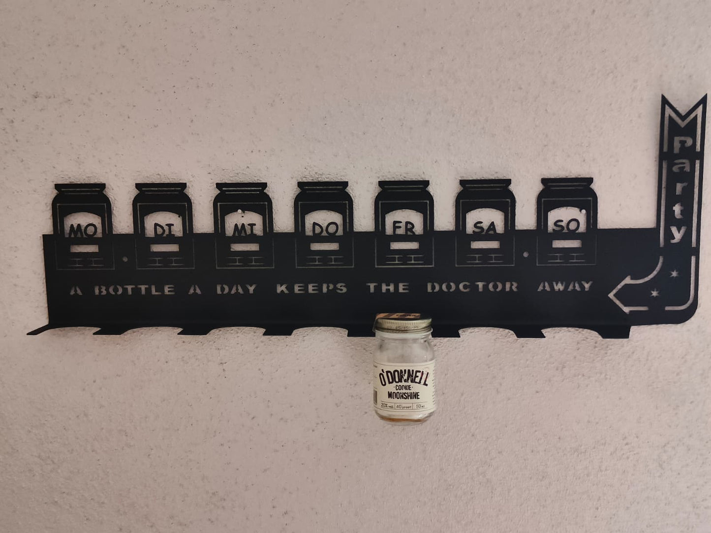 O'Donnell Getränkeplaner - Flaschenregal aus Stahl - Stahlbühne