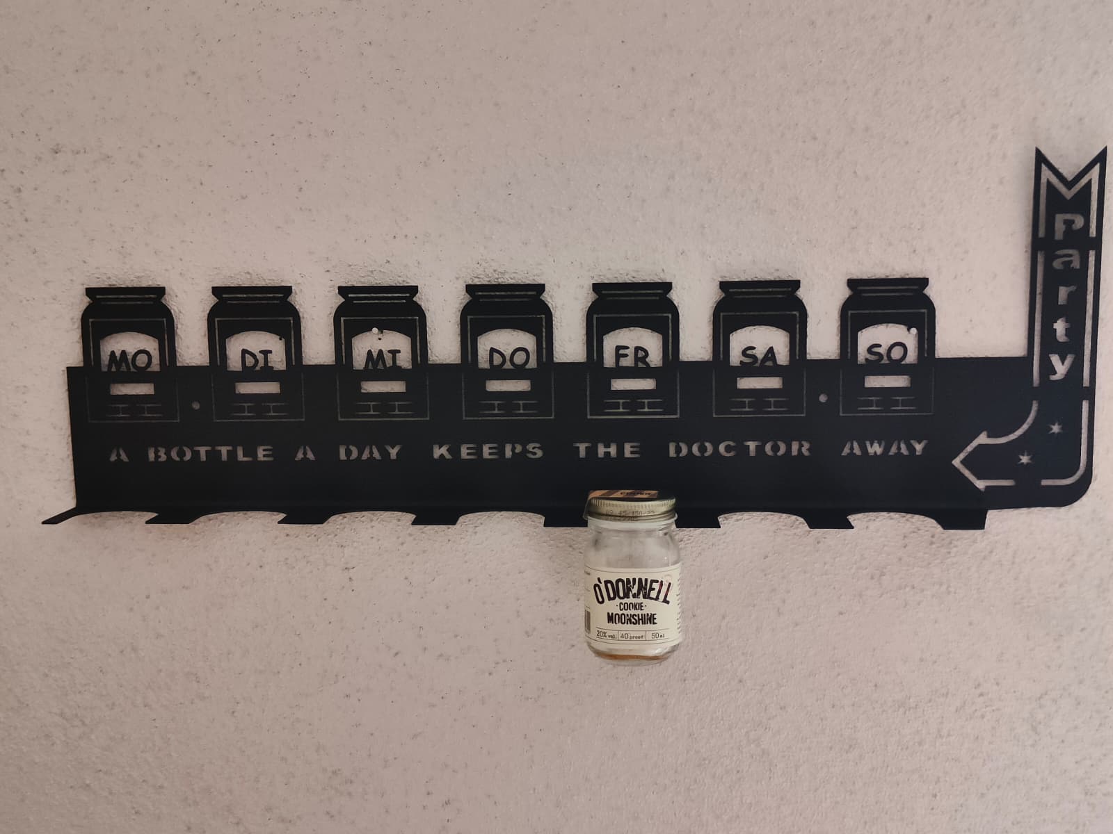 O'Donnell Getränkeplaner - Flaschenregal aus Stahl - Stahlbühne