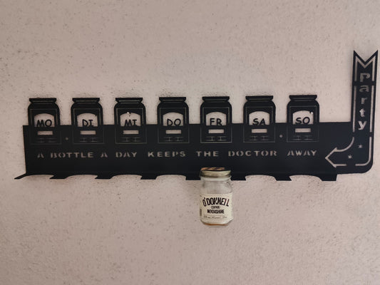 O'Donnell Getränkeplaner - Flaschenregal aus Stahl - Stahlbühne