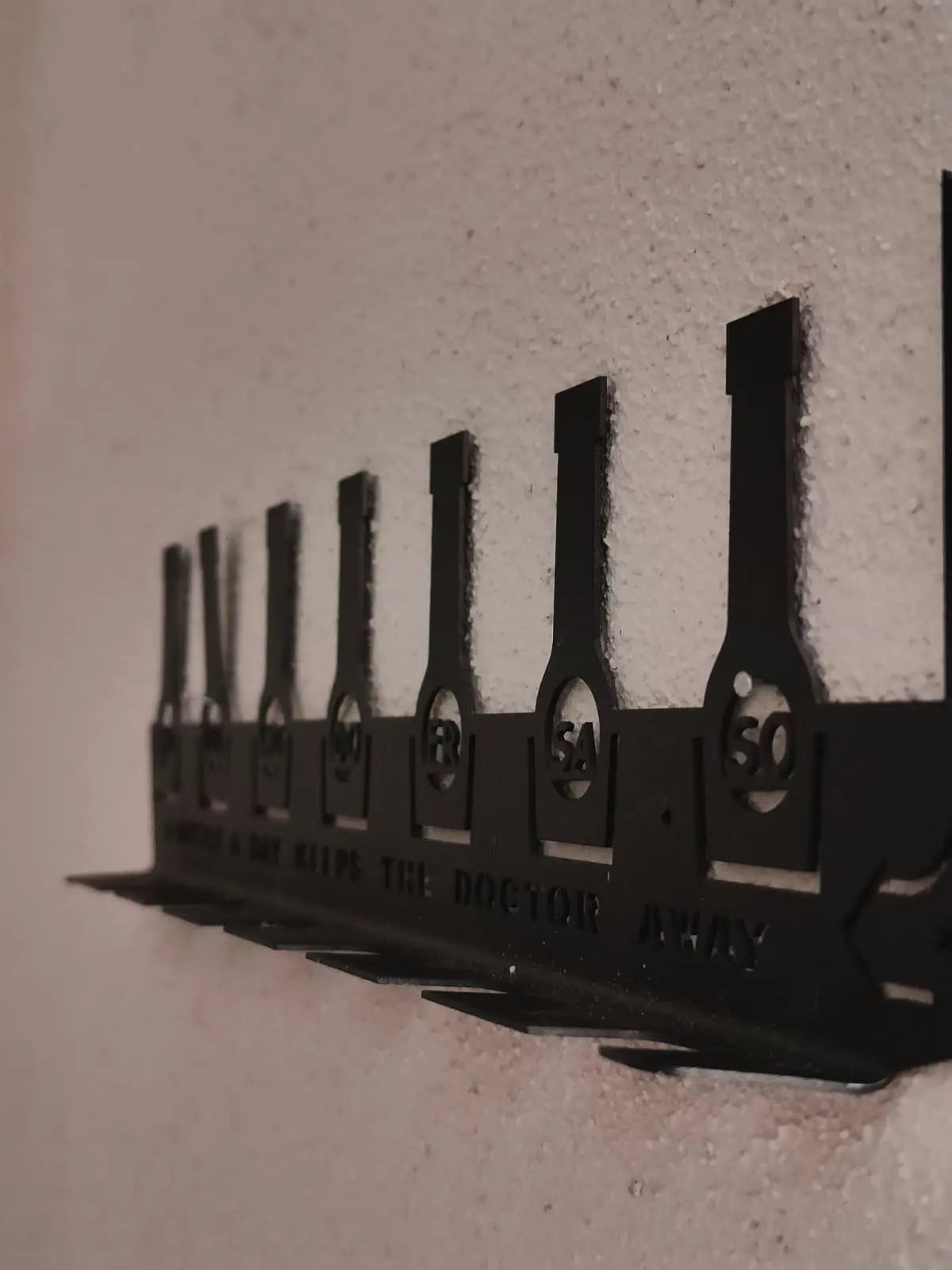 Shots Flaschenregal aus Stahl - Getränkeplaner - Stahlbühne