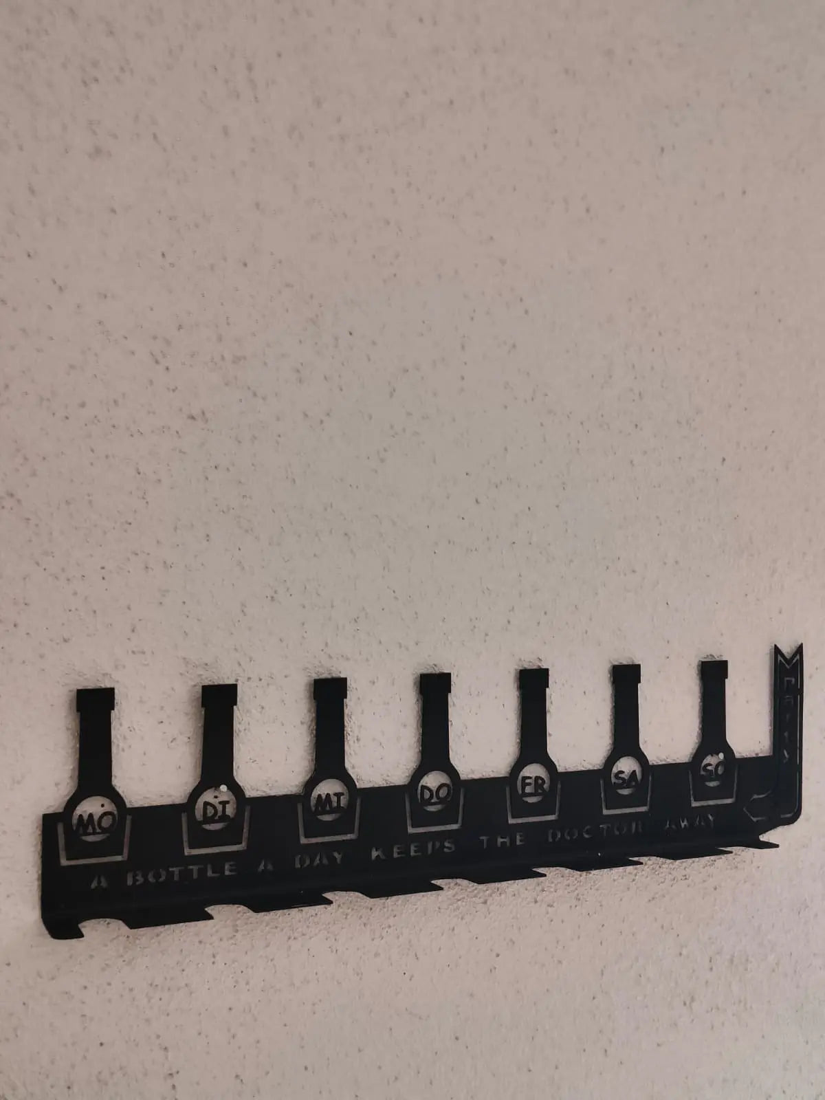 Shots Flaschenregal aus Stahl - Getränkeplaner - Stahlbühne