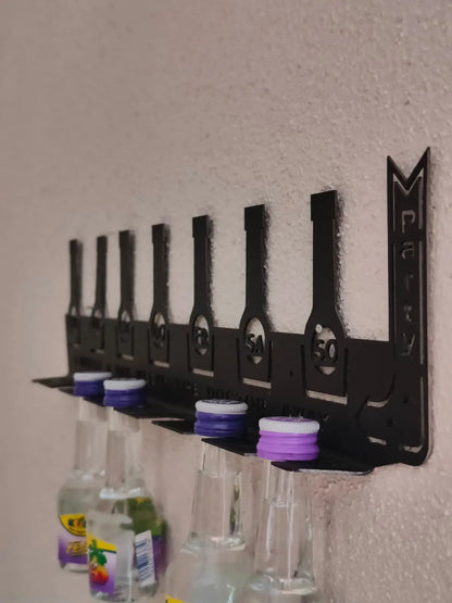 Shots Flaschenregal aus Stahl - Getränkeplaner - Stahlbühne