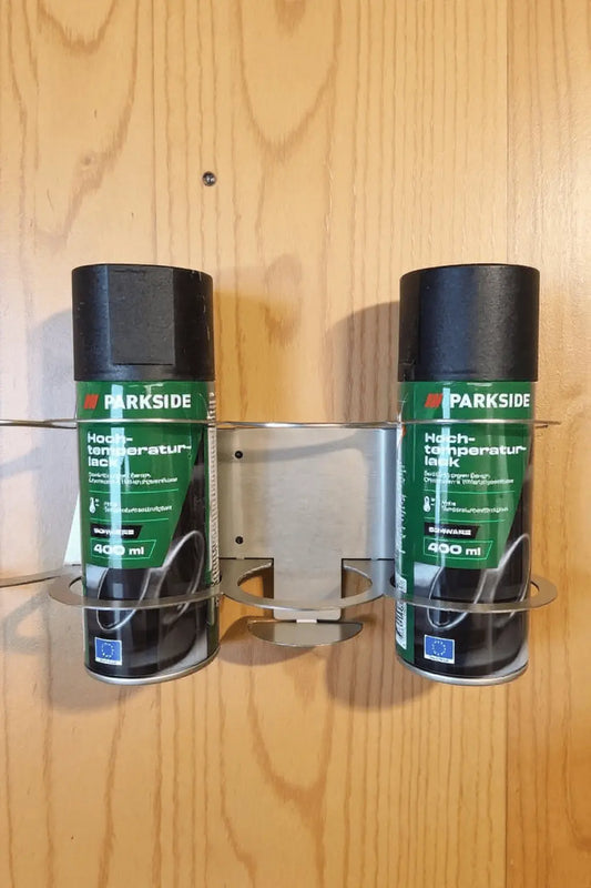 Spraydosenhalterung - Spraydosenhalter - Stahlbühne