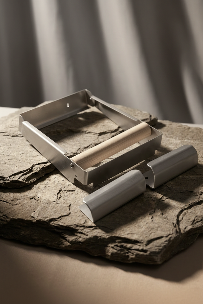 Stainless Steel Rahmen & Zylinder