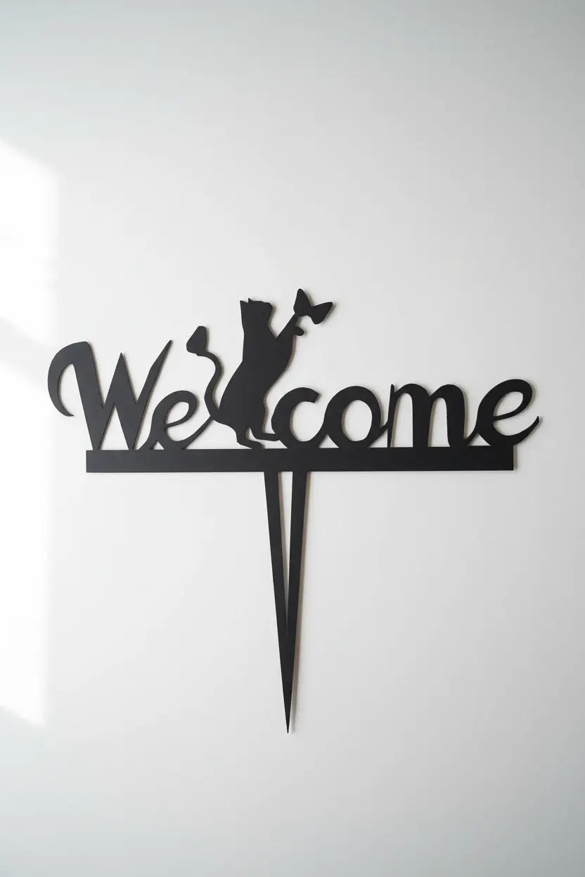 Welcome-Sticker von oben