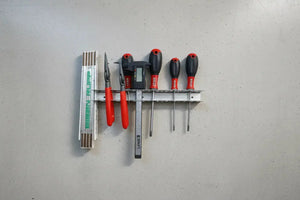 Werkzeug Wandhalter – Gerätehalter für Garage und Werkstatt, Wandhaken für Werkzeug variabel